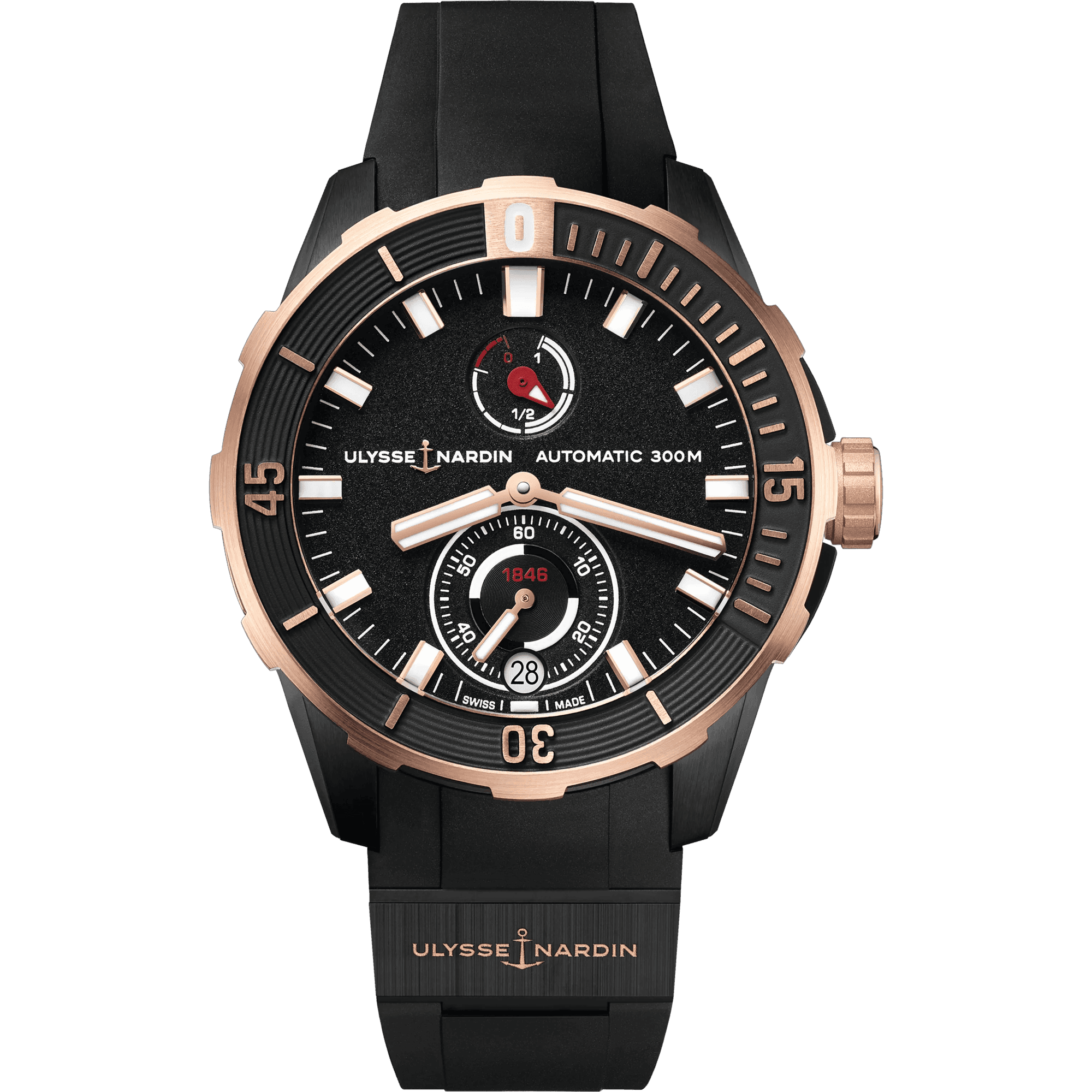 Diver 44mm 1185-170-3/BLACK watch